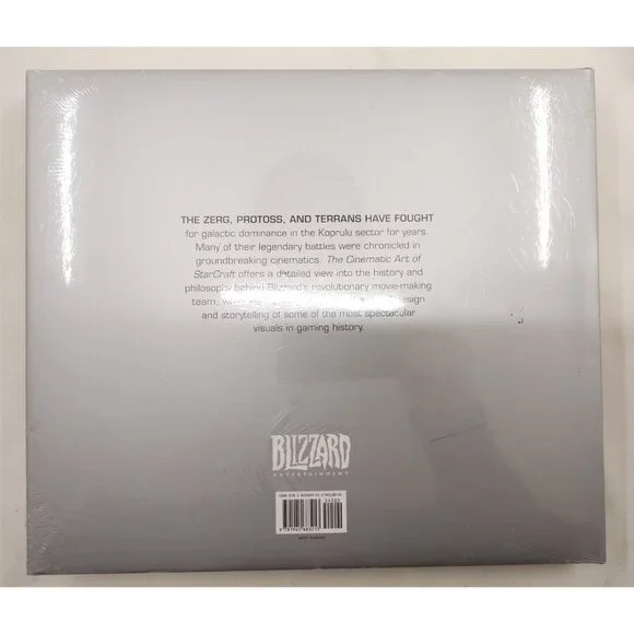 The Cinematic Art of StarCraft Hardcover Art Book Blizzard Sealed New Blizzard - Picture 2 of 3